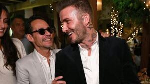Marc Anthony apoya a la familia Beckham en medio de problemas