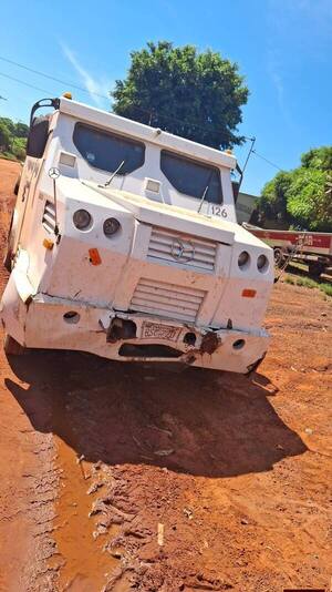 Accidente de camión blindado en zona de Curuguaty