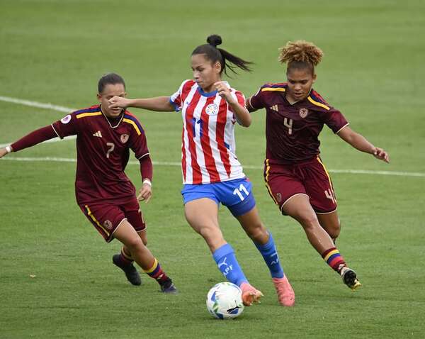 Suda Femenino Sub 20: Paraguay cayó ante Venezuela - Fútbol Internacional - ABC Color