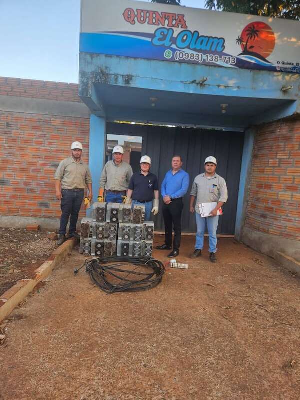 Criptominera ilegal reincide en Hernandarias - Economía - ABC Color