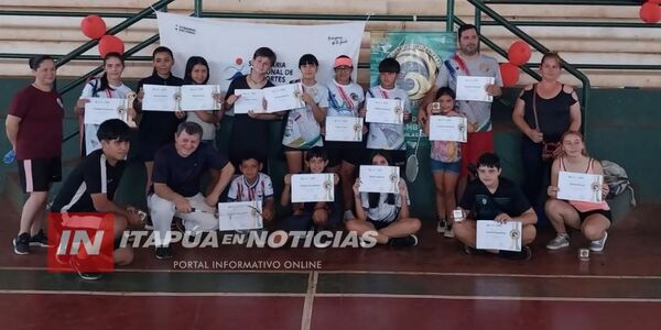 CONCLUYERON LAS COLONIAS DE VACACIONES DE BÁDMINTON EN CAMBYRETÁ
