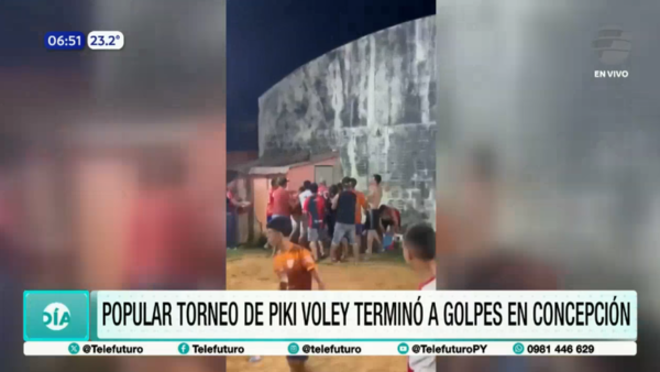 Batalla campal en torneo de piki vóley en Concepción