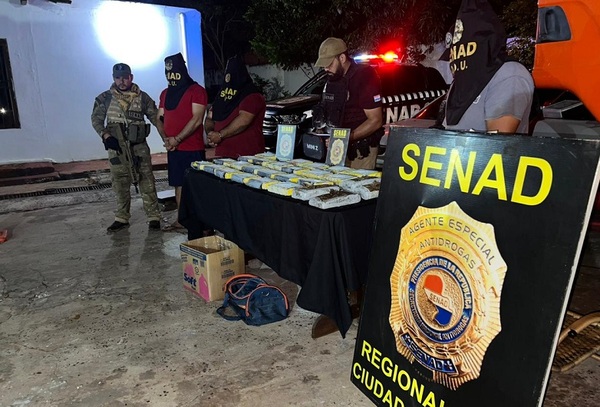 Desarticulan estructura criminal y capturan a traficantes intentando llevar drogas al Brasil