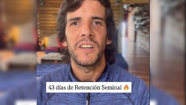 El reto más polémico de un argentino: 90 días sin eyacular