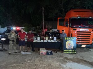SENAD desmantela célula narco que traficaba cocaína y marihuana a Brasil