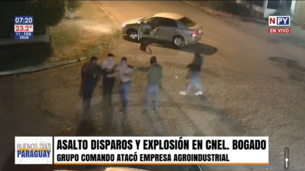 Así fue el violento intento de asalto a una empresa agroindustrial en Coronel Bogado