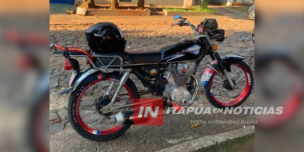 HURTARON MOTOCICLETA FRENTE A UNA VIVIENDA EN ENCARNACIÓN