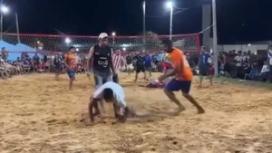 Pelea tras partido de piki vóley en Concepción