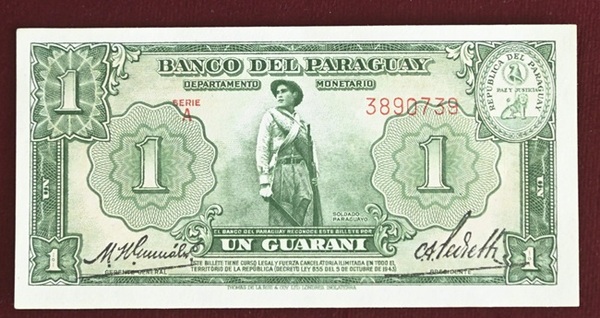 ¿Cómo se explica la estabilidad del guaraní con el tiempo?