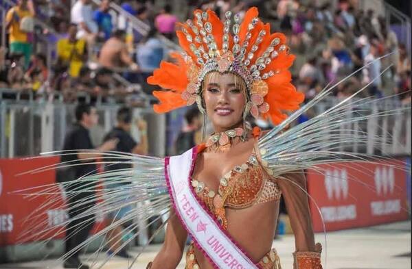 La Miss que sambó antes de su viaje a Nicaragua