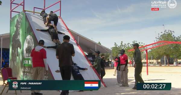 La Nación / Fuerzas especiales paraguayas compiten en Dubái y video de prueba táctica se vuelve viral