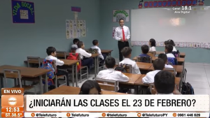 ¿ Iniciarán las clases el 23 de febrero ?