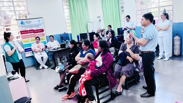 Centro de Salud de Yguazú realizó taller sobre cuidado integral durante el embarazo - ADN Digital