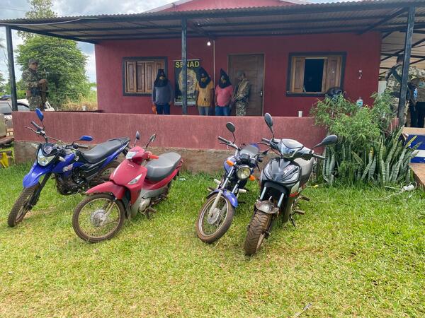 Operativo deja 4 detenidos y duro golpe a la logística de producción de marihuana en Amambay