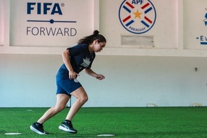 Preparadas para el juego ante Colombia