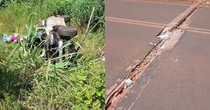 Diario HOY | Fisura en puente provoca accidente fatal en Ñacunday: hay dos fallecidos