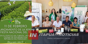 LANZAN EN ENCARNACIÓN LA FIESTA NACIONAL DEL TÉ DE CAMPO VIERA