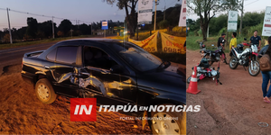 MENOR DE 17 AÑOS RESULTÓ LESIONADO EN ACCIDENTE SOBRE LA RUTA PY06