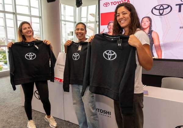 Toyota renueva su alianza con atletas paraguayas de élite - Empresariales - ABC Color