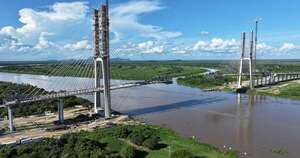 La Nación / Puente de la Bioceánica: a solo 109 metros de su unión, el refuerzo de cables se vuelve clave