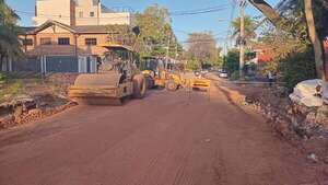 Otra obra de “Nenecho” con mucho retraso, en inmediaciones del Parque de la Salud - Nacionales - ABC Color