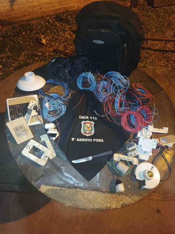 Capturan a presunto marginal tras hurtar en una vivienda de Arroyo Pora - Cambyreta