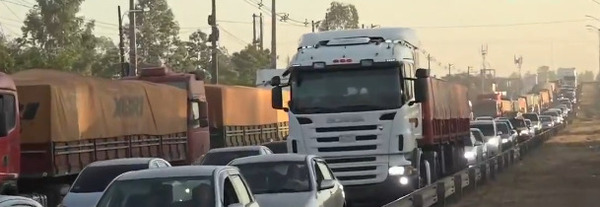 Caos vehicular sobre la ruta Transchaco