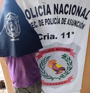 Detienen a un hombre en flagrancia en el barrio San Cristobal - Policiales - ABC Color