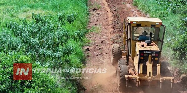NUEVA ALBORADA EJECUTA TRABAJOS VIALES EN DISTINTOS SECTORES DEL DISTRITO