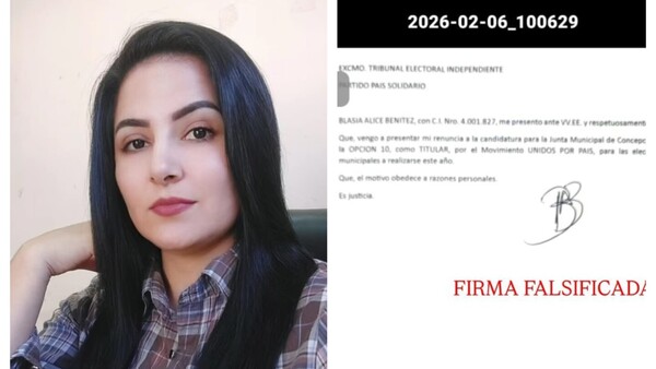 Precandidata denuncia que falsificaron su renuncia voi