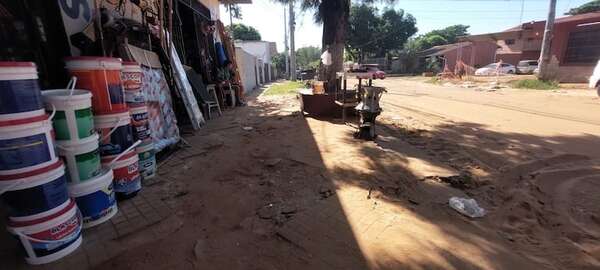 Asunción: inconclusa obra de Nenecho “asfixia” a comerciantes y vecinos de San Pablo - Nacionales - ABC Color