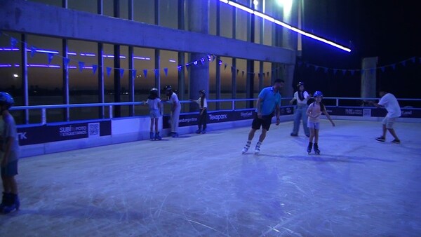 Costanera Shopping inauguró la primera pista de patinaje sobre hielo del Paraguay: llegó “Diverland” a Encarnación