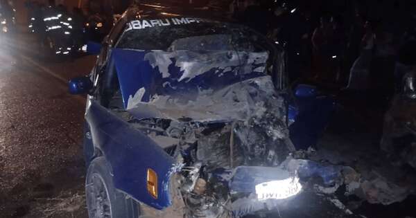 Triple choque en Paraguarí deja un fallecido y varios heridos