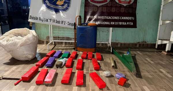 Golpe antidrogas deja un detenido con carga ilícita