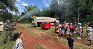 Niños vivieron la experiencia de ser guardaparques por un día
