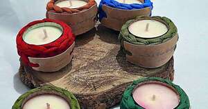 Un emprendimiento que combina aromas tejidos y pasión por lo hecho a mano