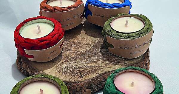 Un emprendimiento que combina aromas tejidos y pasión por lo hecho a mano