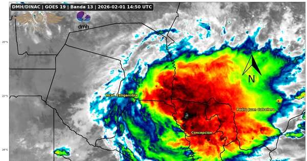 Tiempo severo se desplaza hacia el norte y noreste del país