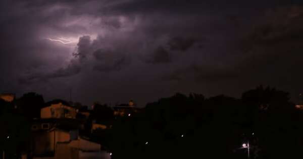 Meteorología advierte tormentas eléctricas y posible tiempo severo en gran parte del país