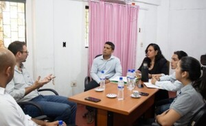 Coordinan acciones en materia de gestión migratoria en Pdte. Franco