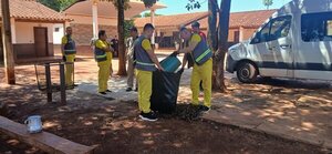 Personas privadas de libertad continúan con las jornadas de limpieza en escuelas del Alto Paraná - Judiciales.net