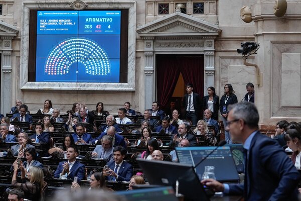 Diputados de Argentina otorgan media sanción al acuerdo Unión Europea-Mercosur