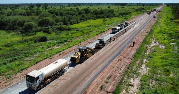 La Nación / La ruta PY05 tendrá la primera carretera de hormigón en un tramo de integración regional