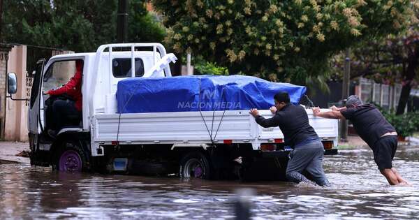 La Nación / Instan a evitar puntos críticos en días de lluvias intensas en Asunción y Central