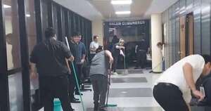 Diario HOY | Inundados los edificios del Congreso y del RUN