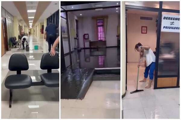 “Piscina” en Diputados: esto arguyen sobre la inundación - Política - ABC Color