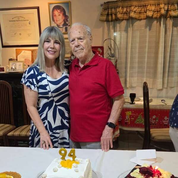 Bibi Landó celebró los 94 de su padre: “Mi ejemplo de ser humano” - Gente - ABC Color