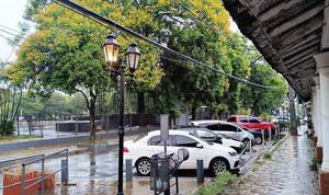 Lluvias aplacan la ola de calor en Luque •