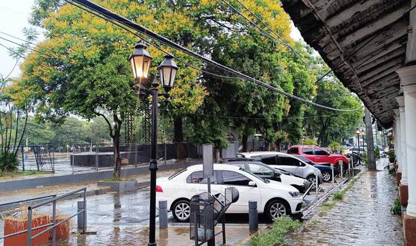 Lluvias aplacan la ola de calor en Luque •