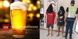 DOS SUJETOS FUERON ATRAPADOS TRAS HURTO DE CERVEZAS